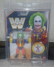 WWE Mattel Creations  Doink The Clown Retro Action Figure With Defender Case-New