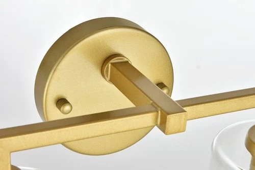 Elegant Lighting LD7315W33 Mayson 4 Light 10" Tall Bathroom - Brass - Picture 5 of 12