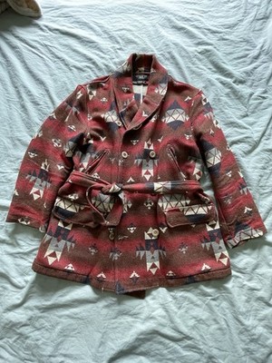 Ralph Lauren RRL Double RL Native American Coat Size Large Made In USA