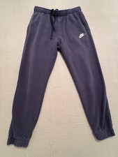 Mens Vintage Nike Blue Joggers Size Medium