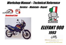 Cagiva ELEFANT 900  Service Repair Workshop Manual 1993