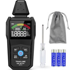 EMF Detector Meter 5-in-1 Digital Reader for RF, EF, MF Radiation  Home Use