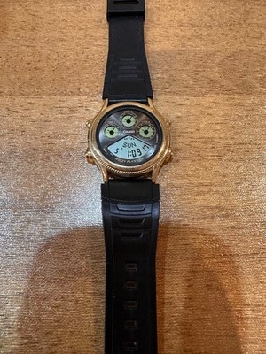 Casio BGP-250 Vintage Gold Black G-Shock Multi-Function Watch Used