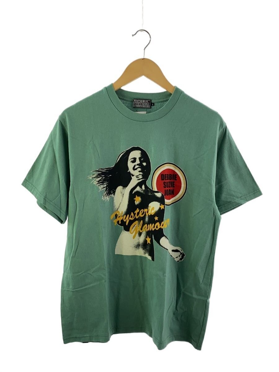 HYSTERIC GLAMOUR T-Shirt L Cotton Green 02251ct42 - Gem