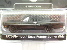 GREENLIGHT - BLACK BANDIT (1 OF 4032) - 1970 PLYMOUTH ROAD RUNNER CONVERTIBLE