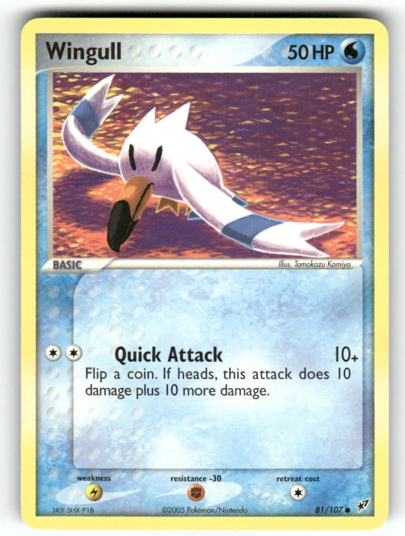 Wingull 81/107 - C Deoxys Pokemon NM