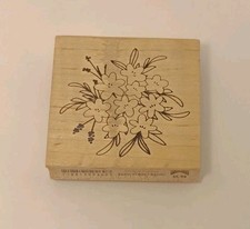 3x3 American Crafts Wildflower Wooden Stamp