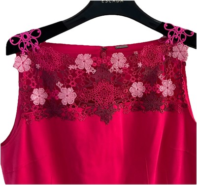 chinese dress ladies Lace Applique Midi Dress – Elie Tahari main image 0