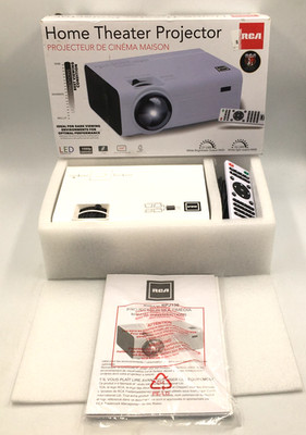 RCA LED Home Theater Projector Remote Bundle 1080p New Open Retail Box