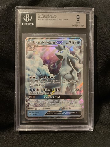 Alolan Ninetales (2017) 22/145 Guardians Rising CGC Mint+ 9.5 - English