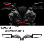 Mirrors Stealth Winglets Rotate Adjustable For Yamaha MT 07 MT-07 MT-09/SP MT-10