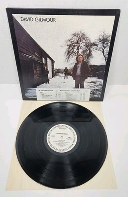 David Gilmour Self Titled LP Vinyl 1978 Press White Label Promo EX Gatefold 