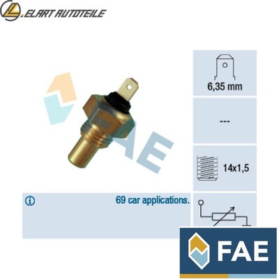 SENSOR KÜHLMITTELTEMPERATUR 31460 FÜR ALFA ROMEO 33/Sportwagon 155 145 164 75  