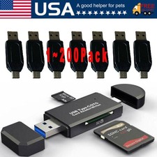 Card Reader USB 3.0 Type C Micro TF OTG Smart Memory Adapter Laptop Computer Lot