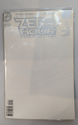 Zero Hour #0 DC Comics SEPT 1994 Crisis in Time! White Cover NM+ Justice League
