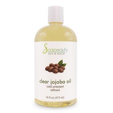 Jojoba Oil Clear 100 Pure Natural Cold Pressed Refined by Soapeauty