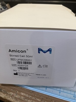NEW IN BOX MilliporeAmicon Stirred Cell 50mL UFSC05001 Model 8050 - 44.5mm DEAL!