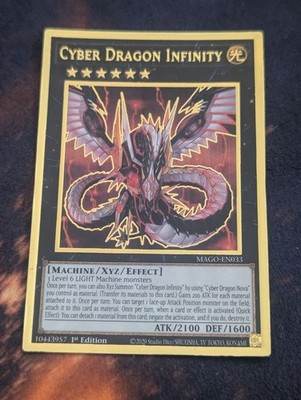 Cyber Dragon Infinity MAGO-EN033 Maximum Gold 1st Edition