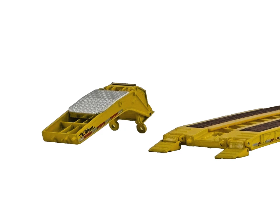 1/64 DCP YELLOW TALBERT TRI AXLE LOWBOY TRAILER - Image 3 of 4