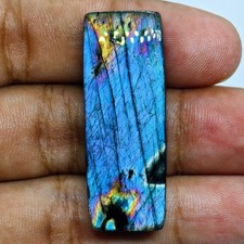 42 Cts Natural Labradorite Cabochon Gemstone For Jewelry 40.5x15.4x6.1 MM