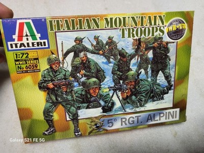 Italeri RItalian Mountain Troops Soldier Figures 1/72 #6059