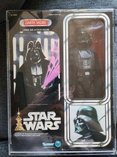 1978 KENNER STAR WARS 15-INCH DARTH VADER WITH ACRYLIC DISPLAY CASES.