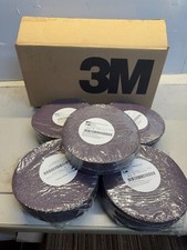 3M 7521, 36-GRIT HOOK IT 6" ABRASSIVE DISCS (LOT OF 125) NEW FREE SHIPPING