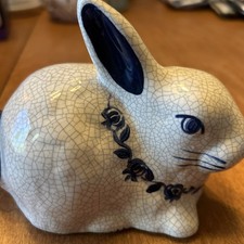 Vintage Potting Shed Dedham Rabbit Approx 4” Tall X 5.25 Wide