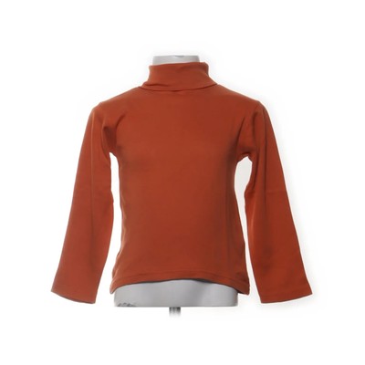 Rollkragenpullover, Größe: 110/116, Orange, Einfarbig, Unisex (Kinder) #yty