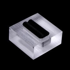 Clear Rectangle Acrylic Display Stands Clear Ring Finger Display Stand Retail
