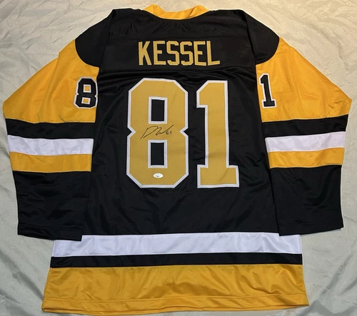 Phil Kessel auto Autographed Custom Hockey Jersey JSA size XL