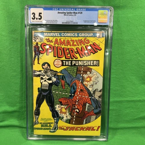 Amazing Spider-Man #129 - Marvel Comics 1974 CGC 3.5 1st app of the Punisher