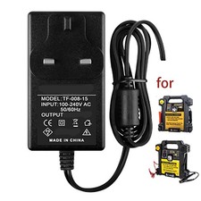 UK 15V AC Adaptor Charger For Halfords 6-in-1 Jump Starter Pack Power Supply