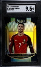 2016-17 Panini Select Silver Prizm Cristiano Ronaldo #1 SGC 9.5