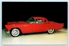 HERSHEY, PA ~ Auto Museum 1957 RED FORD THUNDERBIRD 4"x6" Modern Postcard