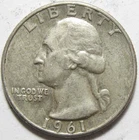 1961-D Washington Quarter - 90% Silver - #11305-46