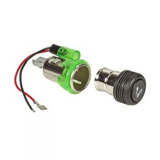 Zigarettenanzünder Steckdose Einbauversion 12/24 Volt max. 20A Beleuchtung