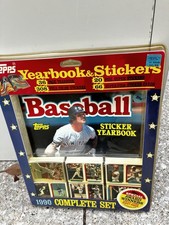 1990 Topps Yearbook Stickers Baseball Card Complete Box Set FACTORY SEALED NOS