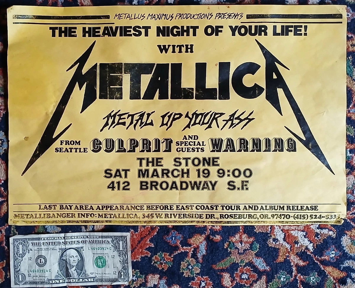 Preços baixos em Outra Memorabilia de Metallica | eBay