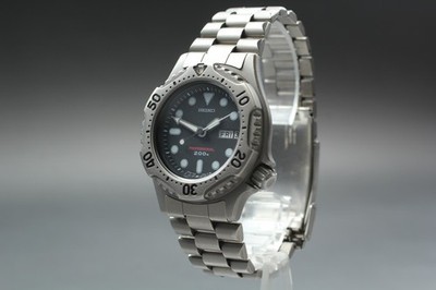 SEIKO 7 C43-6010 プロフェッショナル　ダイバー　ヴィンテージ品 Seiko 7C43-6010 Professional Watch Black Dial Used Non-Working No