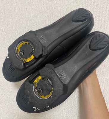 Quoc Pham Night Leather Cycling Shoes UK 7.5 - Lightly Used with 