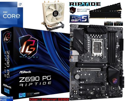 Aufrüstkit PC Bundle Intel Core i7-14700 bis 64GB DDR4 mit ASRock Z690 Riptide