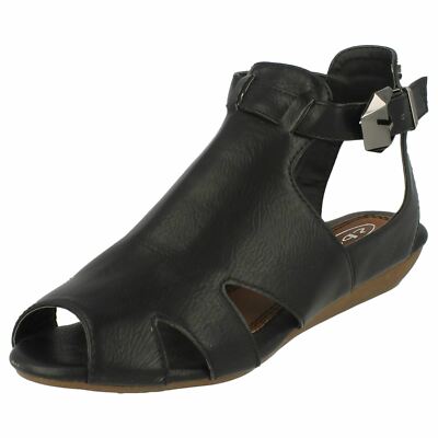 Damen Spot On Low Wedge Cut Out ''Sandalen''
