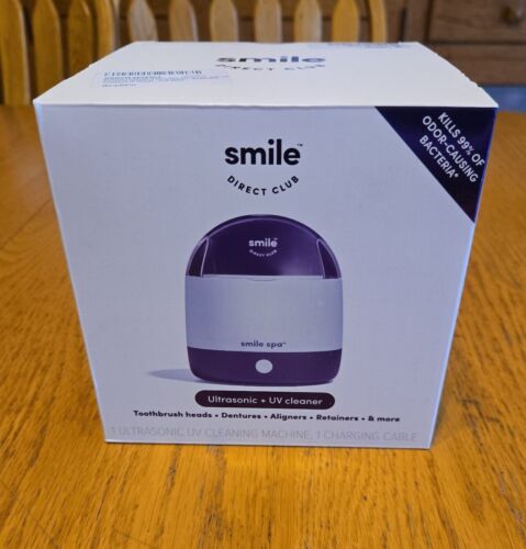 Smile direct club ultrasonic UV cleaner for dentures, retainers, aligners + more