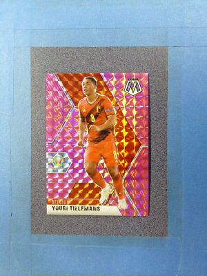 2021 Mosaic YOURI TIELEMANS 8/25 Pink Prizm Belgium @NV32
