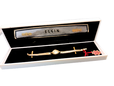 Vintage Elgin Gold tone Ladies Watch (Not Working) | eBay display picture 1
