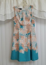 Dress By Nine West Size 4 Multicolor
