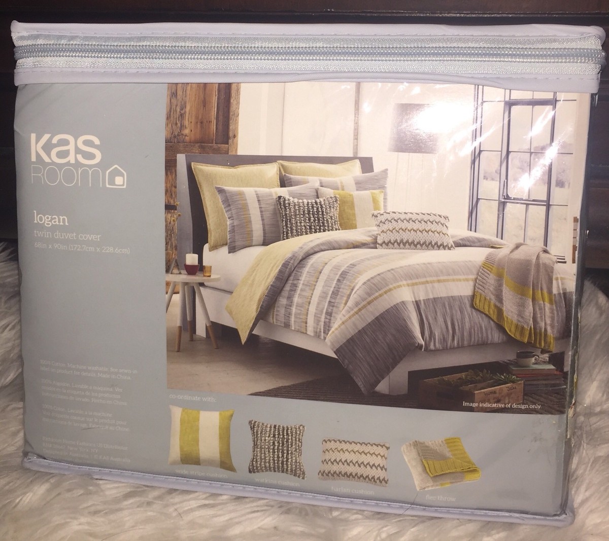 HOUSSE DE COUETTE coton renforcé | Korben celadon | Mistral Home
