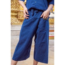 Mauhom Thai Fisherman Three-Quarter Pants Traditional in Thailand fit all sizes