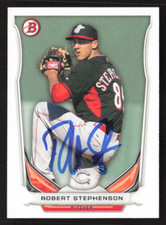 Robert Stephenson Signed 2014 Bowman Paper Prospects # TP-59 Cincinnati Reds